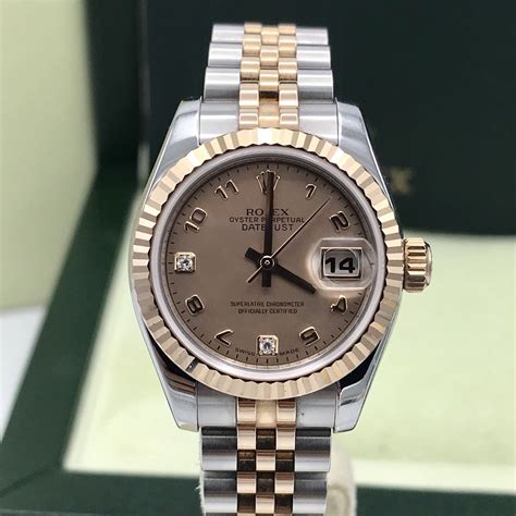 rolex datejust 18k rose gold